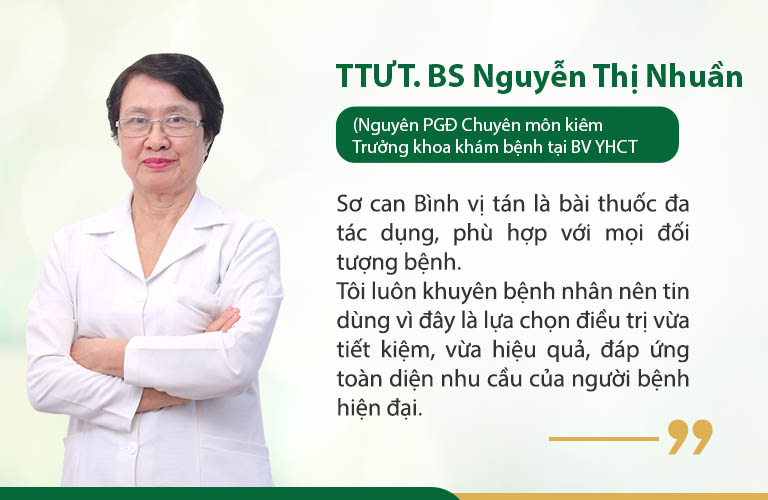 Chuyên gia đầu ngành khuyên dùng Sơ can Bình vị tán để chữa bệnh dạ dày, trào ngược